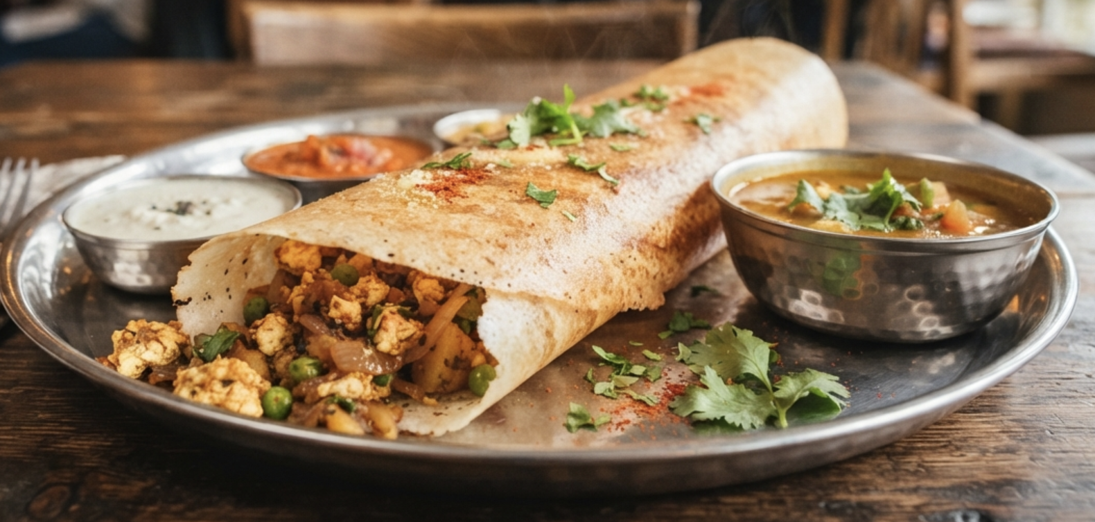 Paneer Masala Dosa